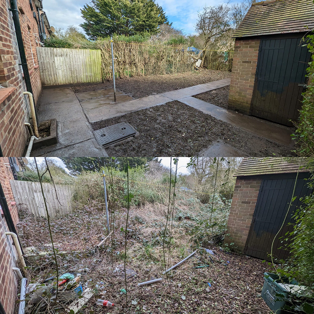 General and Garden Clearances Before and After