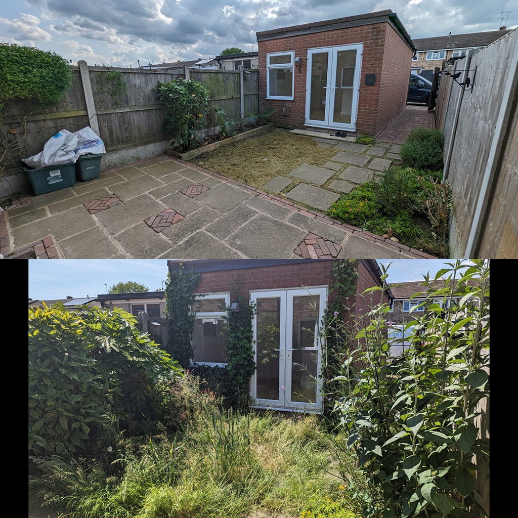 General and Garden Clearances Before and After