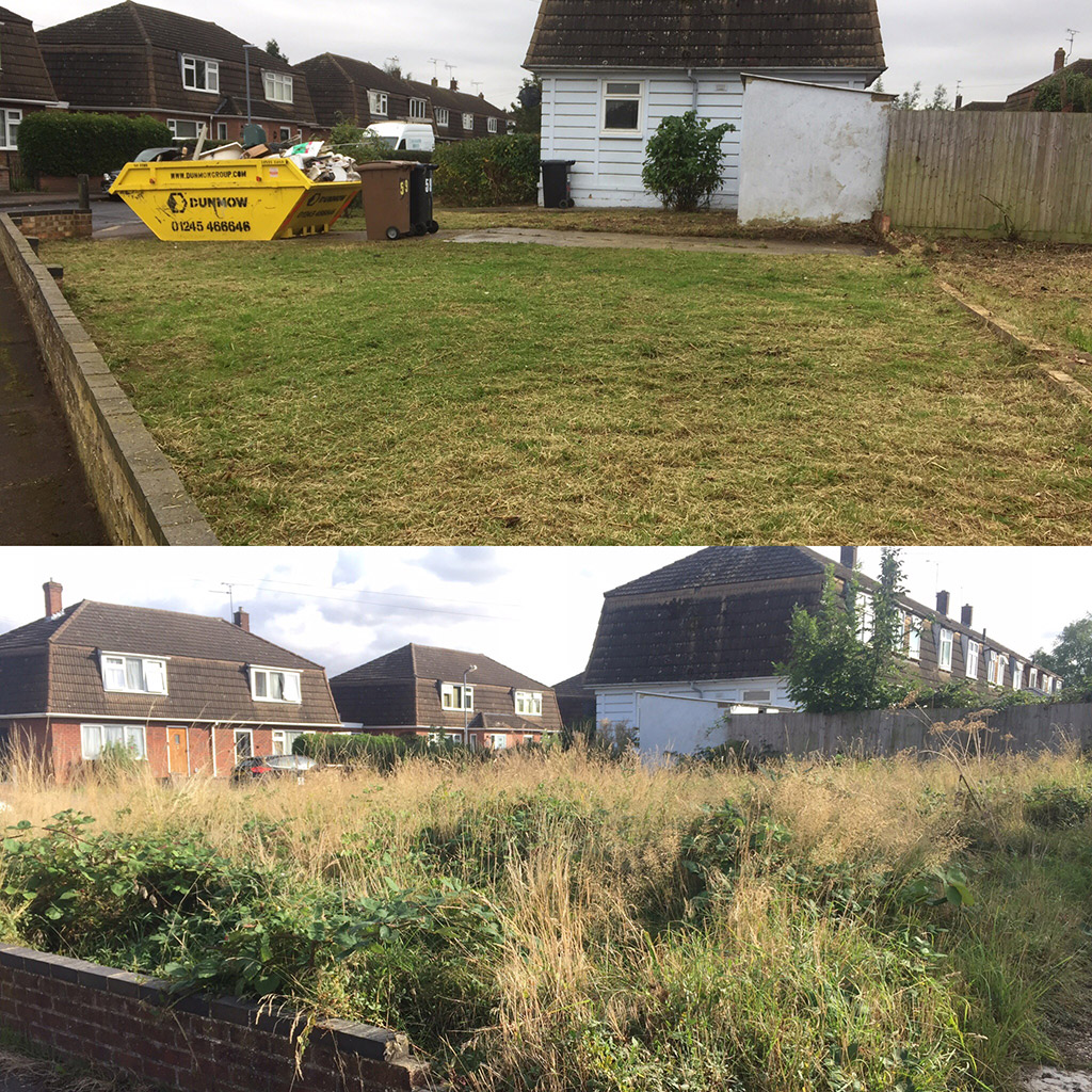 General and Garden Clearances Before and After